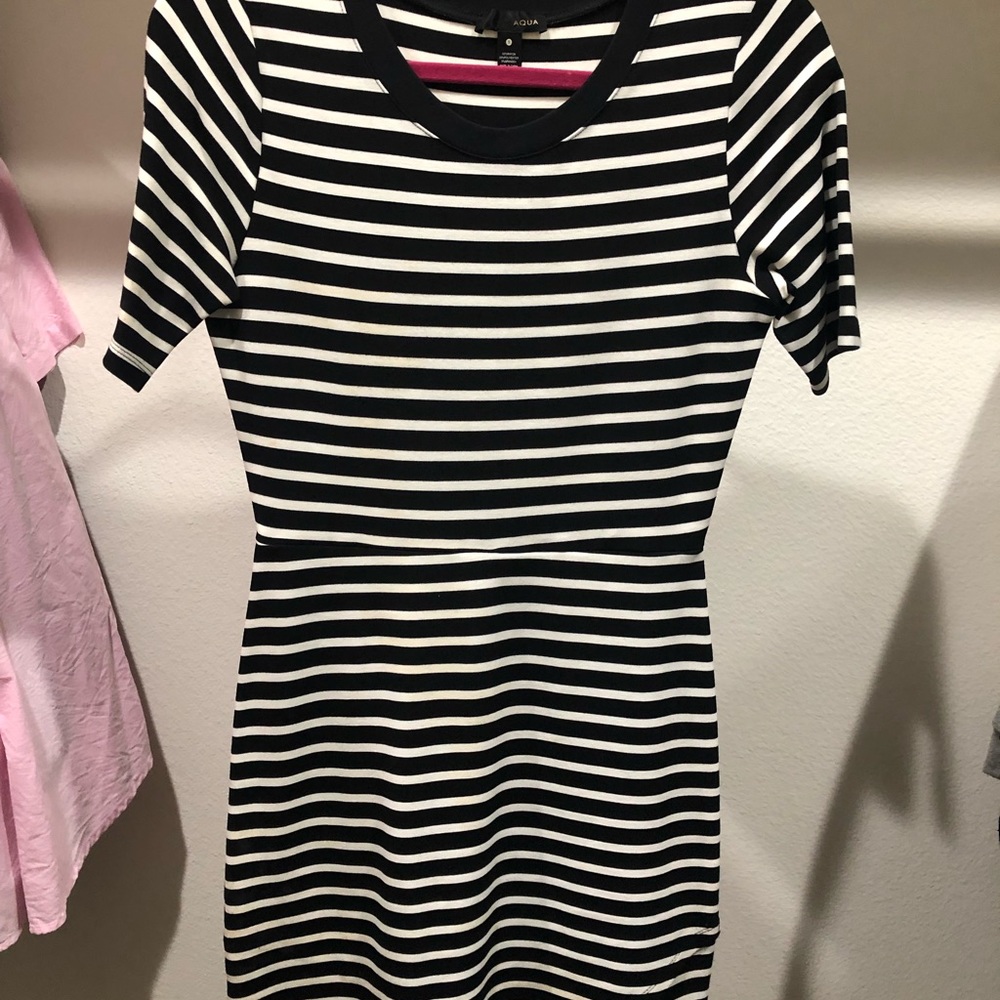 Aqua by Bloomingdales Mini Striped Dress